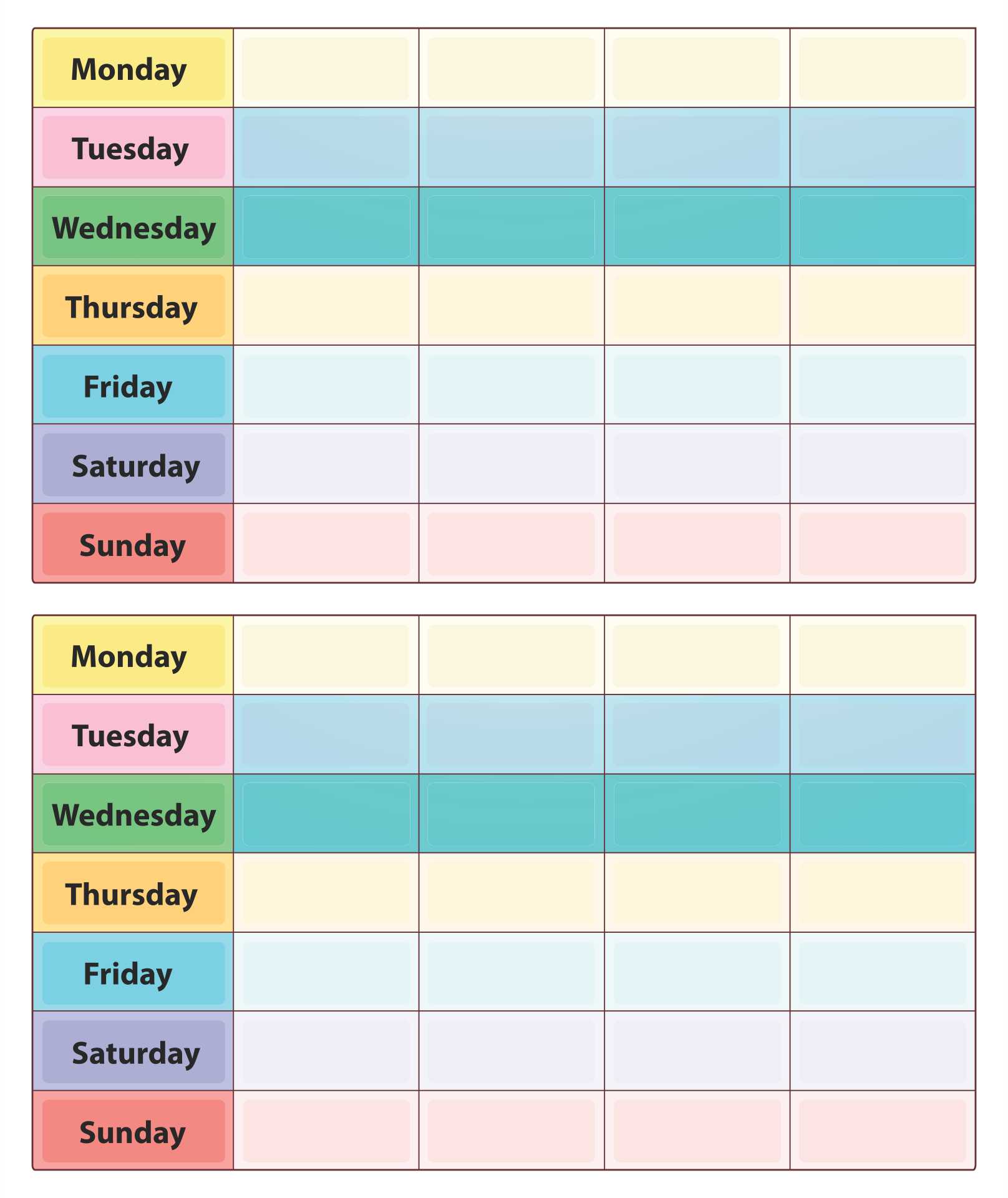 2 Week Calendar Weekly With Time 10 Free PDF Printables Printablee
